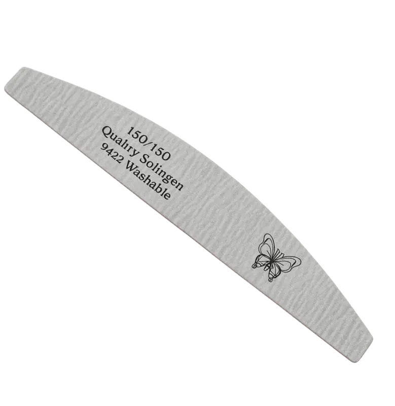 מארז 25 יח׳ | פצירה חצי ירח 150/150 | פרפר סולינגן solingen