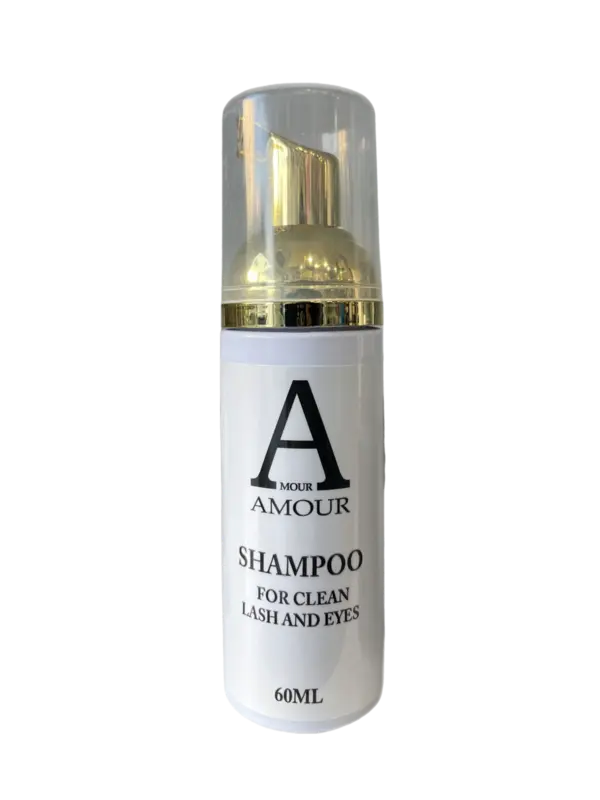 שמפו לריסים קצף לניקוי גבות וריסים אמור 60 מ״ל | Lash Shampoo AMOUR