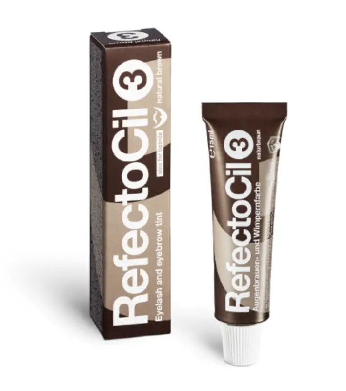 RefectoCil רפקטוסיל צבע לגבות ולריסים – גוון מס’ 3 (חום טבעי / Natural Brown)