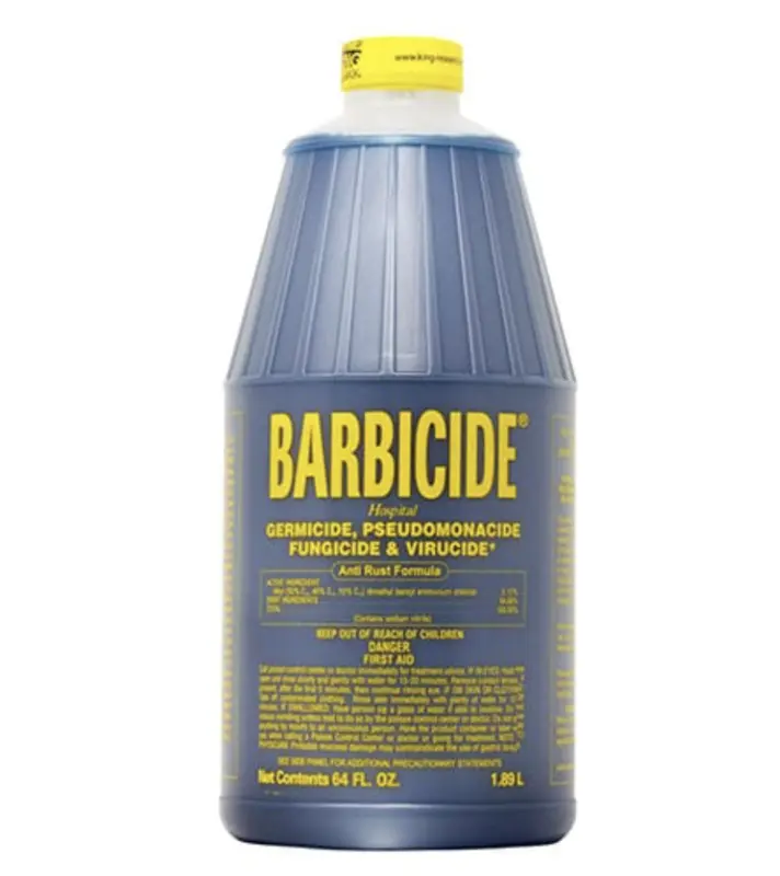 ברביסייד – חומר חיטוי מקצועי לכלי עבודה | Barbicide 1.89L