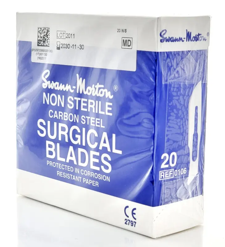 סכיני סקלפל סוואן מורטון מספר 20 Swann Morton