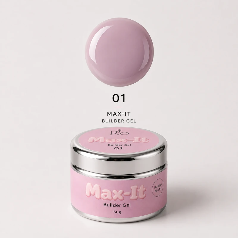 MAX-IT Builder Gel 01 – ג׳ל בנייה מקצועי 50 גרם