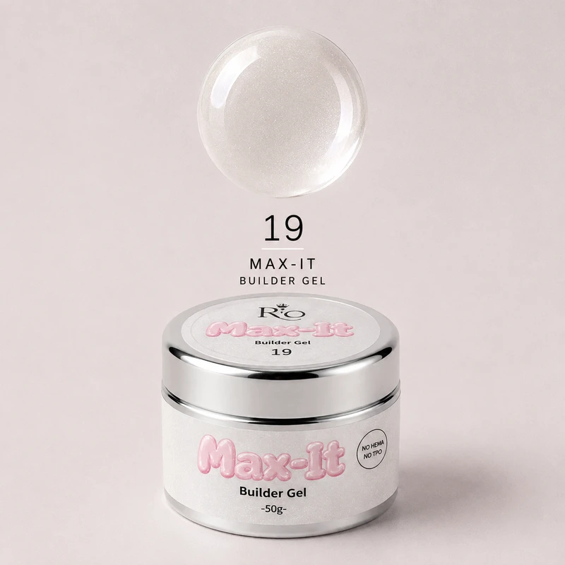 MAX-IT Builder Gel 19 – ג׳ל בנייה מקצועי 50 גרם
