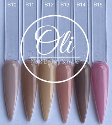 RIO gel polish לק ג׳ל ריו גוונים B10-B15