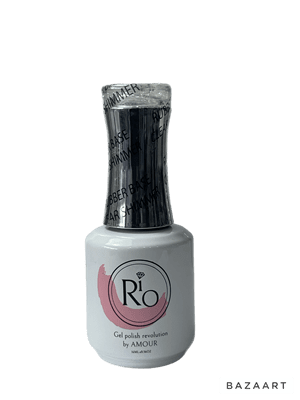CLEAR SIMMER RIO RUBBER BASE ⁨ראבר בייס ריו שימר שקוף
