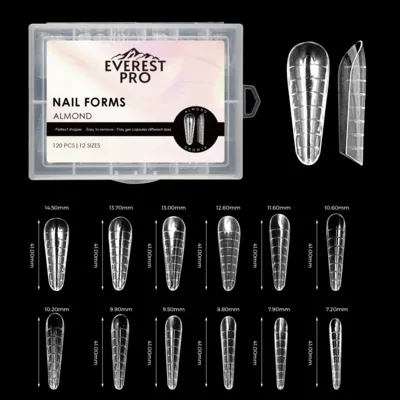 טיפסים סיליקון לבנייה הפוכה בג׳ל / פוליג׳ל – אוורסט פרו EVEREST PRO | צורת שקד ארוך