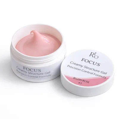 פוקוס ג'ל בנייה BLUSH ROSE – FOCUS Creamy Structure Gel