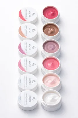 פוקוס ג'ל בנייה CREAMY ALMOND – FOCUS Creamy Structure Gel