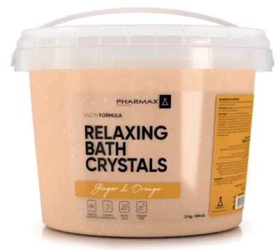 מלח אמבט קריסטל ג׳ינגר ותפוז 3.1 kg- פארמקס PHARMAX