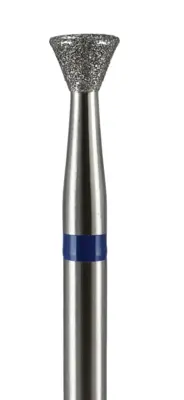 ראש שיוף יהלום למניקור- ״חצאית״ | פס כחול | גסות בינוני