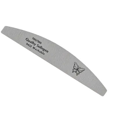 מארז 25 יח׳ | פצירה חצי ירח 100/100 | פרפר סולינגן solingen