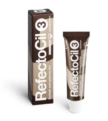 RefectoCil רפקטוסיל צבע לגבות ולריסים – גוון מס’ 3 (חום טבעי / Natural Brown)