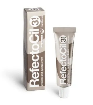RefectoCil רפקטוסיל צבע לגבות ולריסים – גוון מס’ 3.1 (חום בהיר / Light Brown)