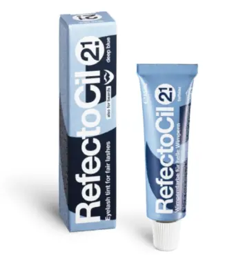 RefectoCil רפקטוסיל צבע לגבות ולריסים – גוון מס’ 2.1 (כחול עמוק / Deep Blue)