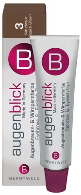 Berrywell AugenBlick בריוול צבע לגבות וריסים – גוון 3 חום טבעי