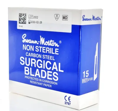 סכיני סקלפל סוואן מורטון מספר 15 Swann Morton