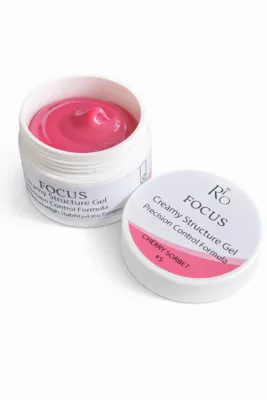 פוקוס ג'ל בנייה CHERRY SORBET – FOCUS Creamy Structure Gel