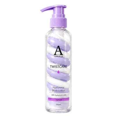 TwistCare קרם גוף וניל סגול – חומצה היאלורונית