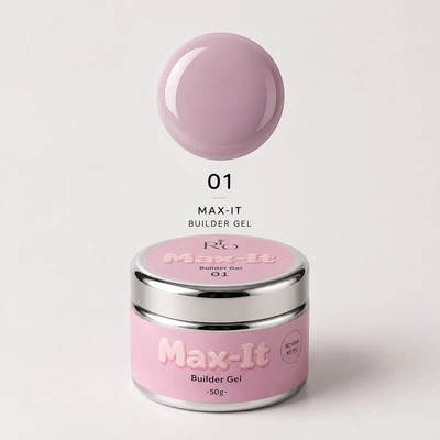 MAX-IT Builder Gel 01 – ג׳ל בנייה מקצועי 50 גרם