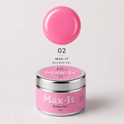 MAX-IT Builder Gel 02 – ג׳ל בנייה מקצועי 50 גרם