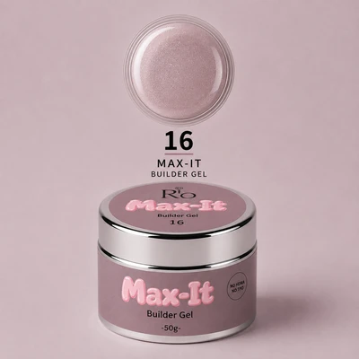 MAX-IT Builder Gel 16 – ג׳ל בנייה מקצועי 50 גרם