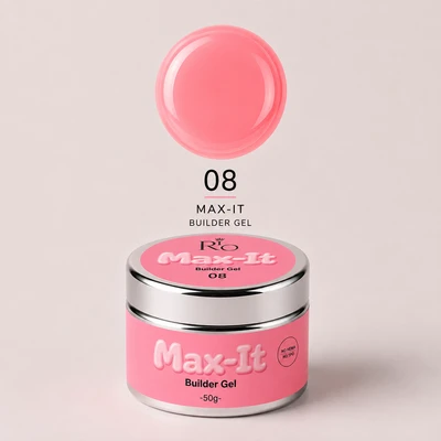 MAX-IT Builder Gel 08 – ג׳ל בנייה מקצועי 50 גרם