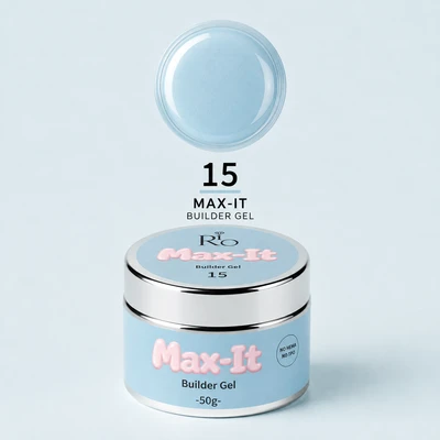 MAX-IT Builder Gel 15 – ג׳ל בנייה מקצועי 50 גרם